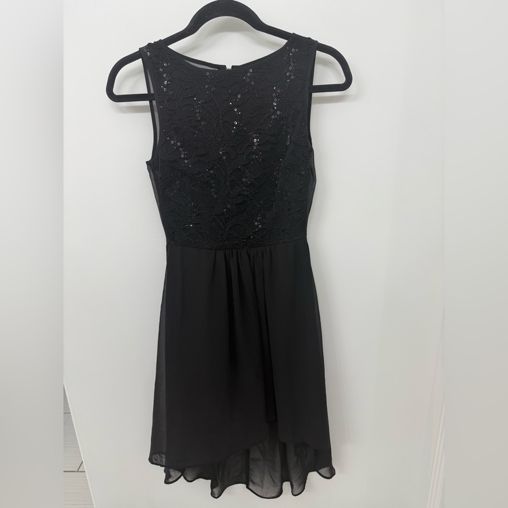 B Darlin Black High Low Dress